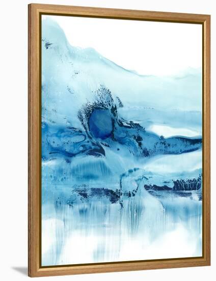 Blue Currents II-Ethan Harper-Framed Stretched Canvas