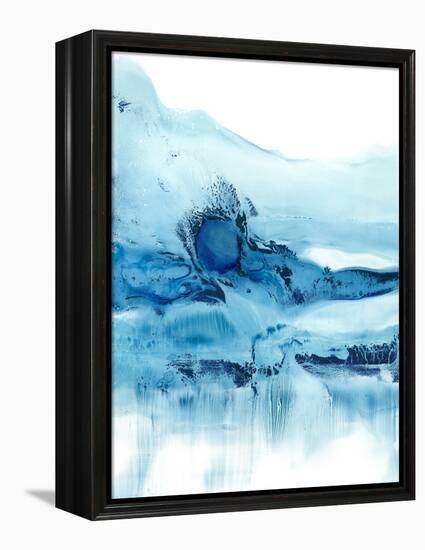 Blue Currents II-Ethan Harper-Framed Stretched Canvas