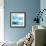 Blue Currents IV-Ethan Harper-Framed Art Print displayed on a wall