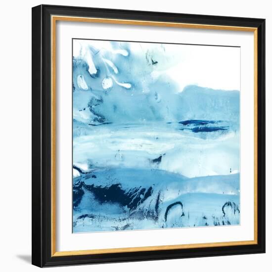 Blue Currents IV-Ethan Harper-Framed Art Print