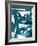 Blue Cynthia 1-Cynthia Alvarez-Framed Art Print