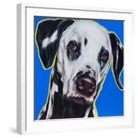 Blue Dalmation-R Berghaus-Framed Art Print
