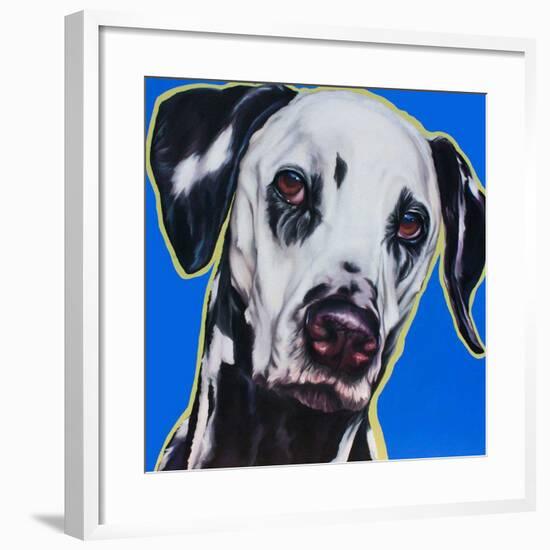 Blue Dalmation-R Berghaus-Framed Art Print