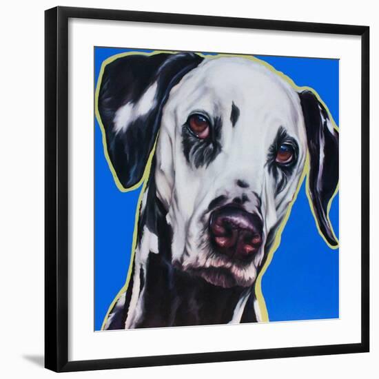 Blue Dalmation-R Berghaus-Framed Art Print