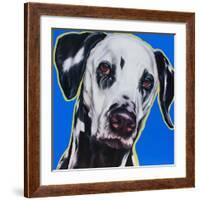 Blue Dalmation-R Berghaus-Framed Art Print