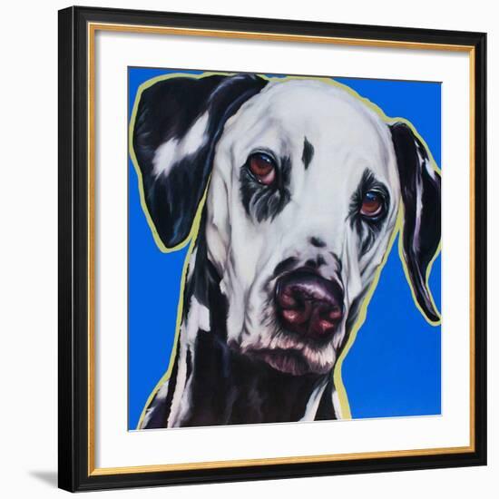 Blue Dalmation-R Berghaus-Framed Art Print