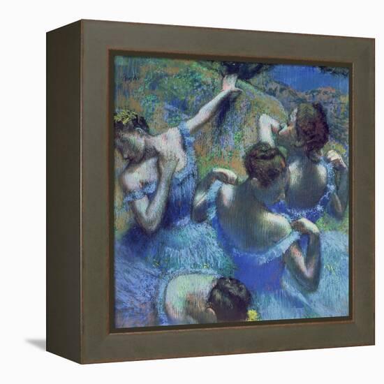 Blue Dancers, circa 1899-Edgar Degas-Framed Premier Image Canvas