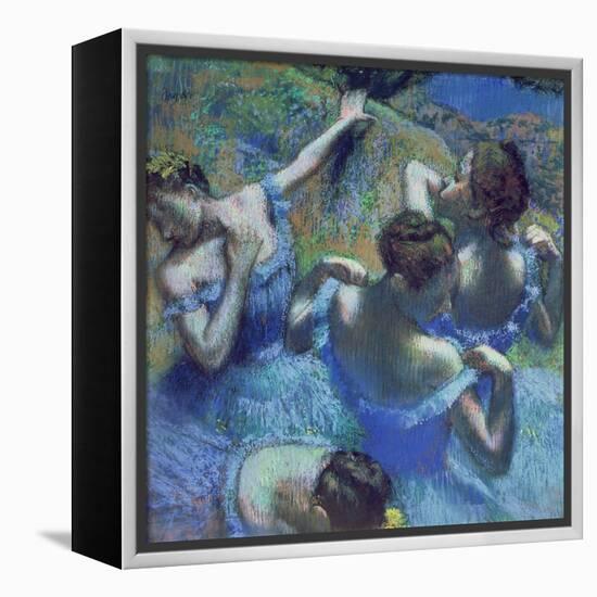 Blue Dancers, circa 1899-Edgar Degas-Framed Premier Image Canvas