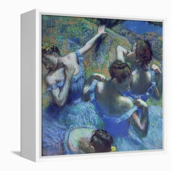 Blue Dancers, circa 1899-Edgar Degas-Framed Premier Image Canvas