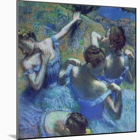 Blue Dancers, circa 1899-Edgar Degas-Mounted Giclee Print