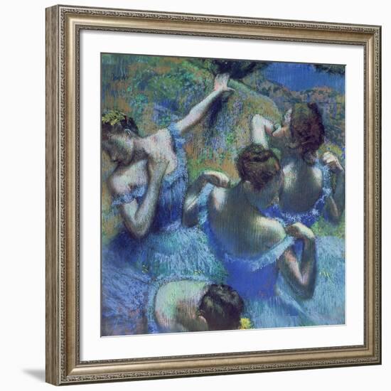 Blue Dancers, circa 1899-Edgar Degas-Framed Giclee Print