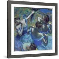 Blue Dancers, circa 1899-Edgar Degas-Framed Giclee Print