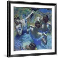 Blue Dancers, circa 1899-Edgar Degas-Framed Giclee Print