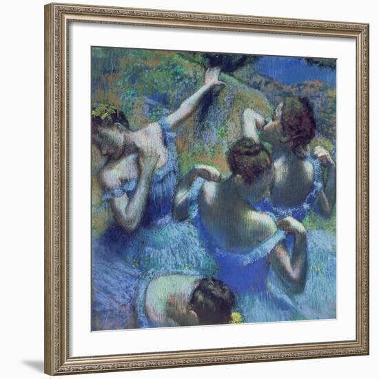 Blue Dancers, circa 1899-Edgar Degas-Framed Giclee Print