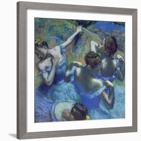 Blue Dancers, circa 1899-Edgar Degas-Framed Giclee Print