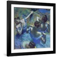 Blue Dancers, circa 1899-Edgar Degas-Framed Giclee Print