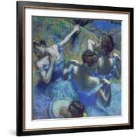 Blue Dancers, circa 1899-Edgar Degas-Framed Giclee Print