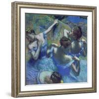 Blue Dancers, circa 1899-Edgar Degas-Framed Giclee Print