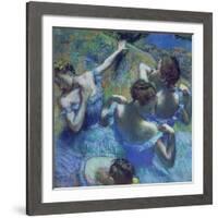 Blue Dancers, circa 1899-Edgar Degas-Framed Giclee Print