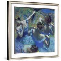 Blue Dancers, circa 1899-Edgar Degas-Framed Giclee Print
