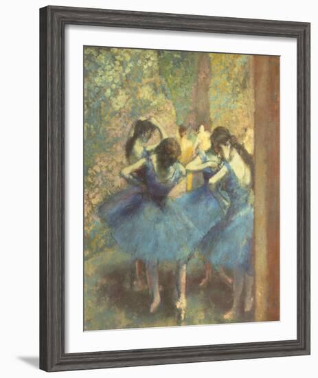 Blue Dancers-Edgar Degas-Framed Giclee Print