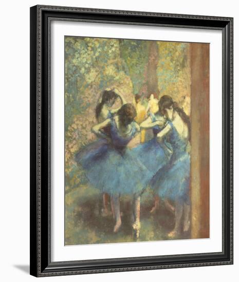 Blue Dancers-Edgar Degas-Framed Giclee Print