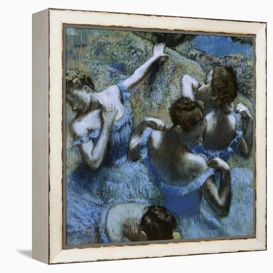 Blue Dancers-Edgar Degas-Framed Premier Image Canvas