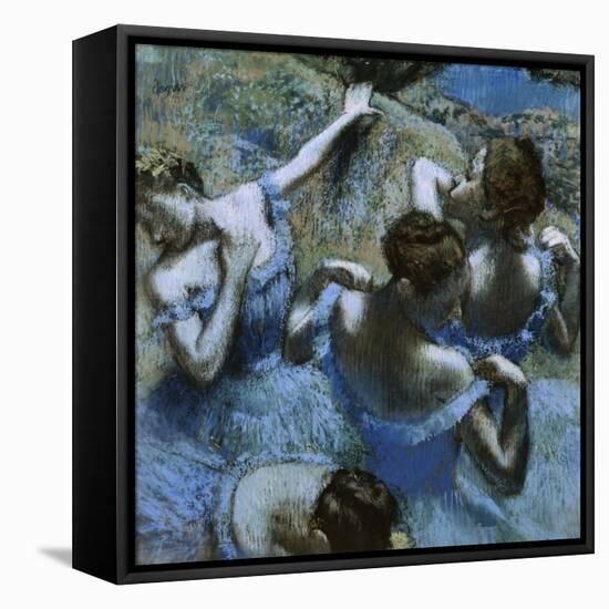 Blue Dancers-Edgar Degas-Framed Premier Image Canvas