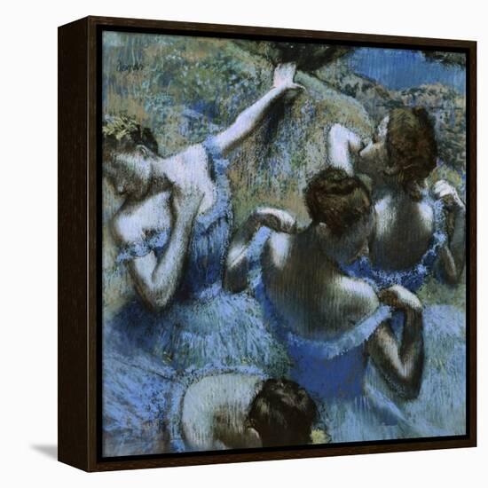 Blue Dancers-Edgar Degas-Framed Premier Image Canvas