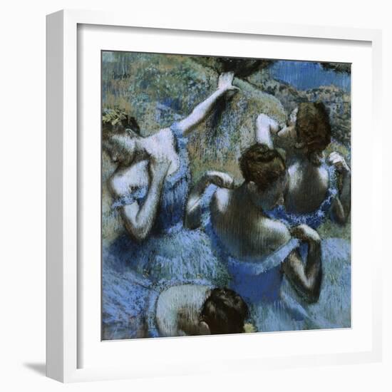 Blue Dancers-Edgar Degas-Framed Giclee Print