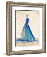 Blue Danube II-Alicia Ludwig-Framed Art Print