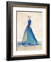 Blue Danube II-Alicia Ludwig-Framed Art Print