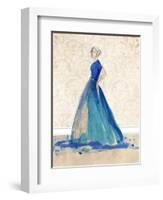 Blue Danube II-Alicia Ludwig-Framed Art Print