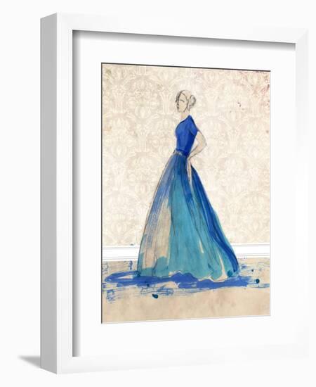 Blue Danube II-Alicia Ludwig-Framed Art Print