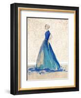 Blue Danube II-Alicia Ludwig-Framed Art Print