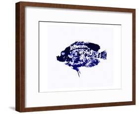 Blue Dapple Fish Print-Rich LaPenna-Framed Giclee Print