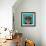 Blue Dark Chihuahua-Carolee Vitaletti-Framed Art Print displayed on a wall