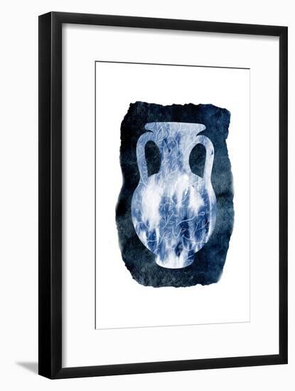 Blue Decor-Sheldon Lewis-Framed Art Print