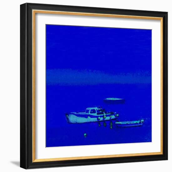 blue deep-Kenny Primmer-Framed Art Print