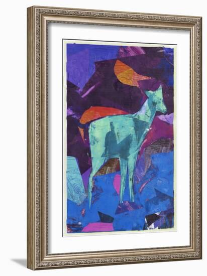 Blue Deer-David McConochie-Framed Giclee Print