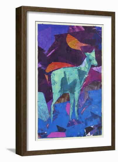 Blue Deer-David McConochie-Framed Giclee Print