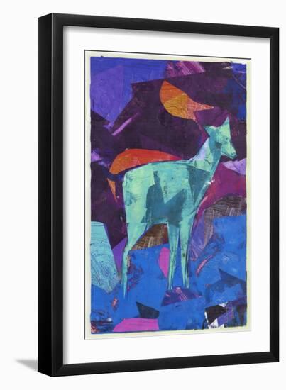 Blue Deer-David McConochie-Framed Giclee Print