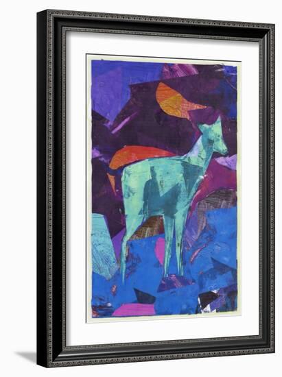 Blue Deer-David McConochie-Framed Giclee Print