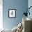 Blue Delphinium-Judy Stalus-Framed Art Print displayed on a wall