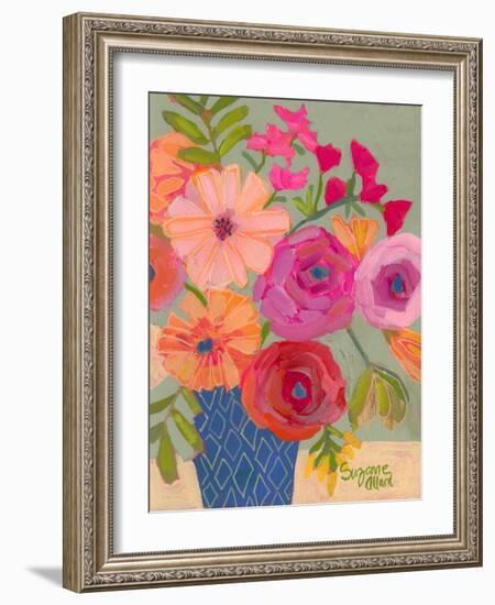 Blue Diamond.jpg-Suzanne Allard-Framed Art Print