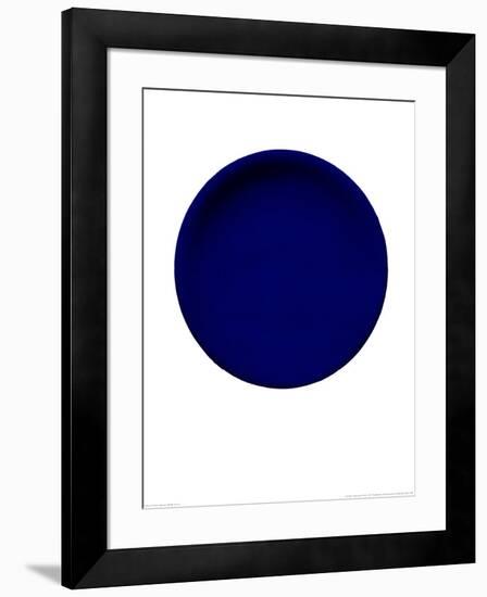 Blue Disk, c.1957 (IKB54)-Yves Klein-Framed Serigraph