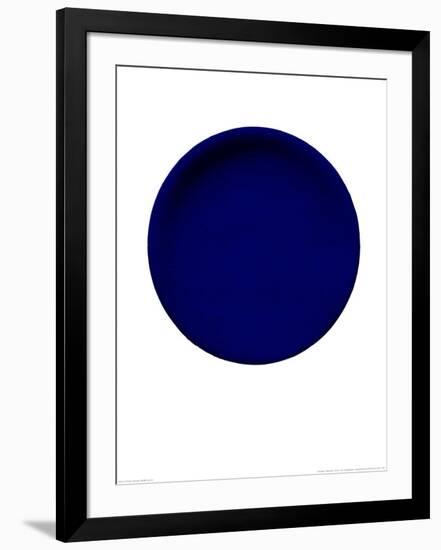 Blue Disk, c.1957 (IKB54)-Yves Klein-Framed Serigraph