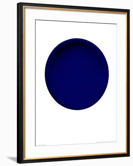 Blue Disk, c.1957 (IKB54)-Yves Klein-Framed Serigraph