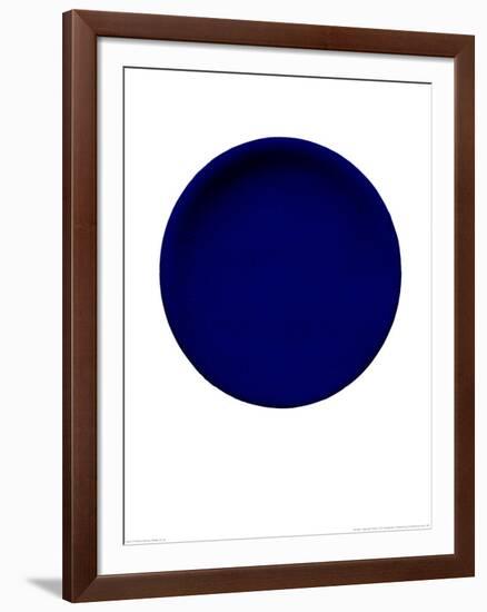 Blue Disk, c.1957 (IKB54)-Yves Klein-Framed Serigraph