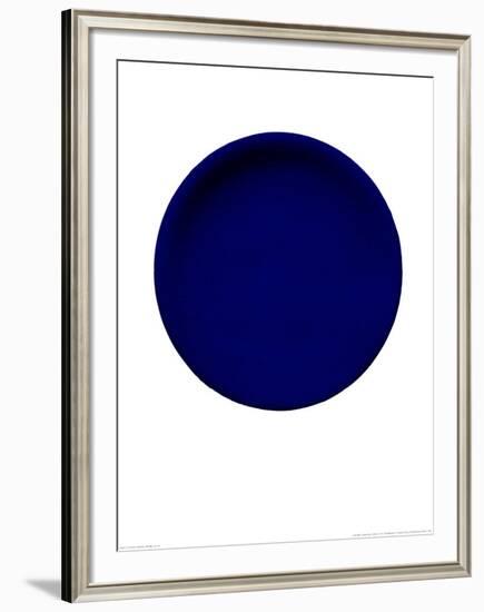 Blue Disk, c.1957 (IKB54)-Yves Klein-Framed Serigraph